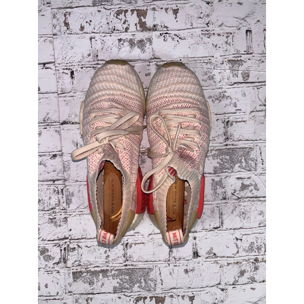 Adidas NMD R1 Primeknit Womens pink/white CQ2030 Running Shoes  Size 8.5 - Picture 2 of 7